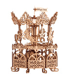 Wood Trick Carousel Mechanical 3D Wooden Puzzle Model Kit 179pcs Model