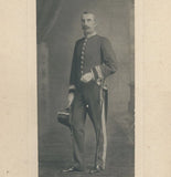 1903 British Diplomat in Uniform Levant Photo on Board Studio Portrait Model