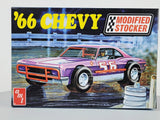 AMT 1/25 66 Chevy Modified Stocker AMT1183/12 2020 Release Open Box Complete Kit Model