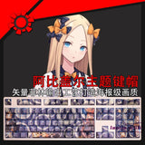 Fate Grand Order Abigail Williams 108 Keycaps Dye-sub PBT for Cherry MX Keyboard Model