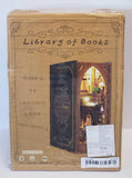 Library Of Books DIY 3D Wooden Puzzle LED Model SL-06 Kit Bookshelf Decoration Model