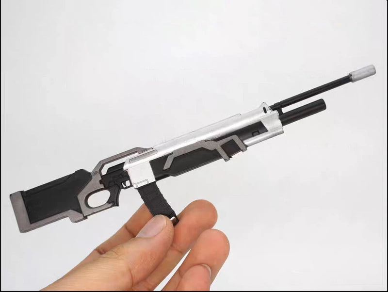1/6 Scale Solider Plastic Sniper Rifle Model for 12" Action Figures Prop Scene Model
