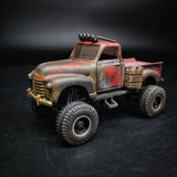 1:36 Diecast Truck Custom Model Rusty Weathered Patina Finish ?C Rat Rod Display. Model