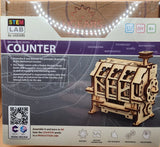 Ugears STEM Lab Counter ?C 3D Wooden Mechanical Model Kit (Brand New / Sealed) Model