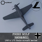 Focke Wulf P.8008/8011 1:48 or 1:72 kit - model kit 3d printed Model