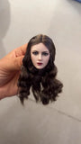 1/6 Female Commander Head Carved Model DIY 12inches Figure Model