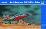 Trumpeter 1/72 01605 North American F-107A Ultra Sabre Model