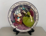 Disney Cinderella Limited Edition 3D Relief Decor Plate With Display Stand Model