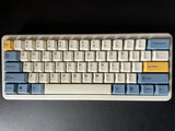 Starry Night 1.5mm Thickness PBT Dye Sublimation Cherry Profile Keycap Set Model