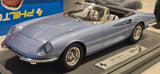 **READ** 1:18 BBR 1966 Ferrari 365 California Metallic Light Blue Model Model