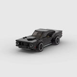 MOC Car 1967 Barracuda Restomod Building Block Model Kit Toy Gift 203 Pcs Model