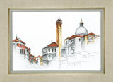 Cross Stitch "A Ghost Town" Embroidery Kit. Unprinted ??anvas Crystal Art Model