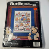Bucilla Counted Cross Stitch Kit I Love You More 40627 Sealed Vintage Model