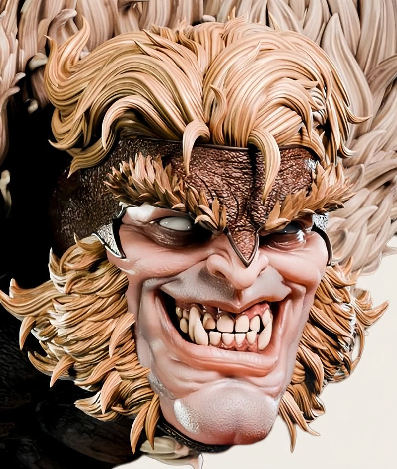 1/6 1/12 1/18 Battle Sabretooth Head Sculpt Carved Model Toys Model