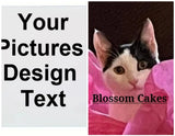 Custom Photo Printed Glass Cutting Board Great Gift 11" by 8.7 Model