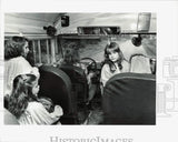 1988 Press Photo Students board the bus for a ride to school - lrb28867 Model