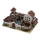 Mocs Bricks Sets Old Town Mexican Villa Building Block Kits 3585 Parts moc-78800 Model