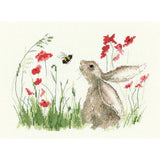 Heritage counted cross stitch kit Aida "Bee Lovely (A)", LCBL1878-A, 21x14,5cm, Model