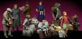1/35 Scale die-cast Resin Doll WWII Civilian Model Assembly Kit Unpainted Model