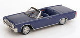 KK SCALE MODELS 1963 Lincoln Continental Convertible Met Blue 1:18*Brand New! Model