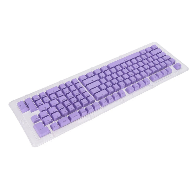 Purple Keyboard Keycaps 114 Key PBT OEM Height Two Color Injection Light T CX4 Model