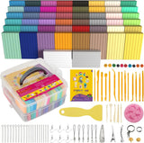Polymer Clay Kit 50 Colors, Oven Bake Modeling Clay for Kids | DIY Model