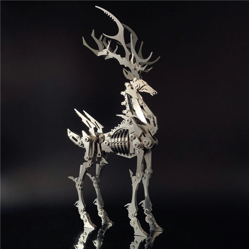 3D Metal Model Chinese Zodiac Dinosaurs Deer DIY Assembly Models Toys Model
