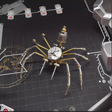 Mechanical Metal DIY 3D Spider Model Insect Brass Puzzle Assembly DIY Gift Craft Model