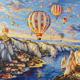 Luca-S counted cross stitch kit "Cappadocia", 30x30cm, DIY Model