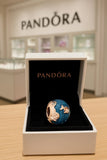 Pandora 789004C01 Rose Shimmering Ocean Waves & Fish Charm w/ Box E36 Charms