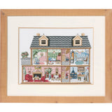 Permin counted cross stitch kit "Antique Dollhouse", 39x32cm, DIY, 92-7435 Model