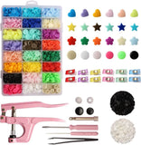 Polygon Snap Kit with Snap Pliers, 473Pcs T5 Snap Kit for DIY and Sewing/Making/ Model