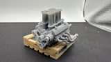 3d Printed 572 Motor With webers and velocity stacks Model