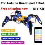 8-DOF Spider Robot Arduino DIY Kit Bionic Quadruped Edu-Robot Maker Open Source Model