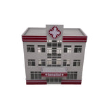 Outland Models Railroad Scenery Modern Medical Centre Hospital Building HO Scale Model