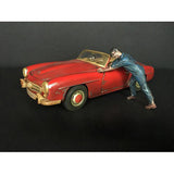 ZOMBIE MECHANIC FIGURINE IV FOR 1/24 SCALE MODELS BY AMERICAN DIORAMA 38300 Model