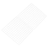 24"x24" Wire Grid Panel 2 Pcs Wall Grid Decorative Board Photo Display White Model