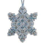 Crystal Snowflake Cross Stitch Ornament Kit Mill Hill 2020 Beaded Holiday Model