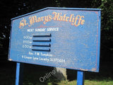 Photo 6x4 Hatcliffe Church notice board  c2011 Model