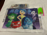 5D DIY Diamond Art Painting, Embroidery Kit Craft Disney Inside Out Characters Model