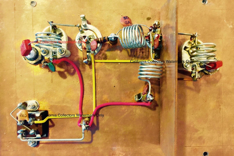 Unintentional Art - Gold Board - Vintage Electronic Circuit Board Photo AVM-1 Model