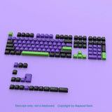 EVA01 Mecha-01 EVANGELION PBT Doubleshot Keycaps set for MX Mechanical Keyboards Model