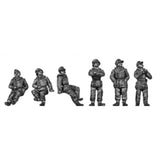 1/72 Resin Figure German Panzer Crew Winter Set 6 Figures Unassembled Unpainted Model