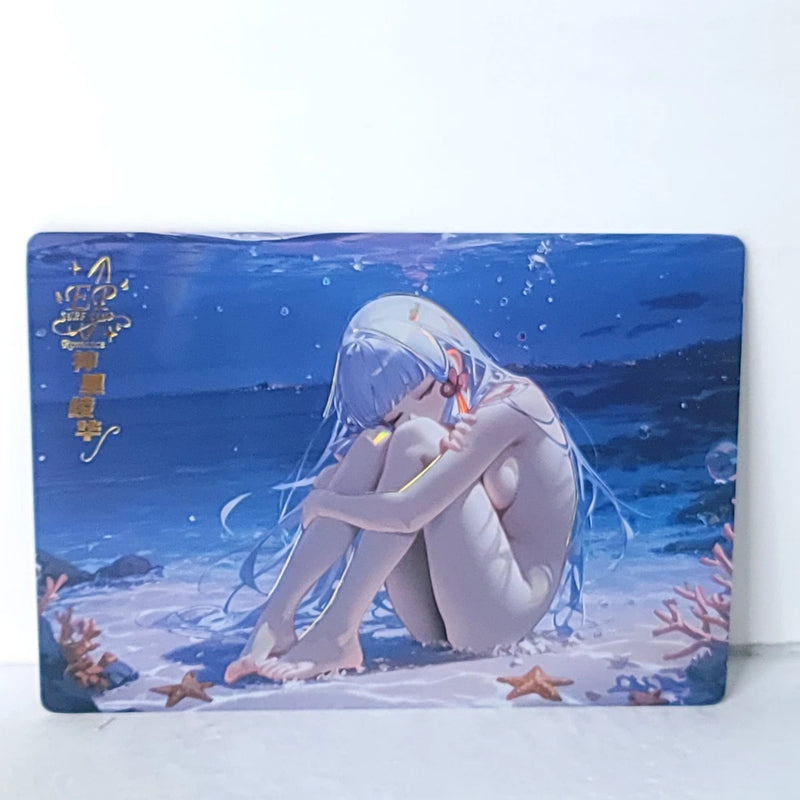 Ayaka Beach EP Waifu Card Anime Girl Wall Art Oversized Board A5 Model