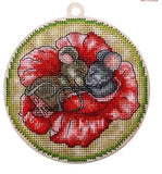 DIY Cross Stitch Kit Sweet dream on Wood Cross Stitch Craft Set for Decor Model