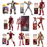 ZD Iron Man Ironman MK1-Mk8 MK21-MK28 MK41-45 MK85 War Machine Collection Figure Model