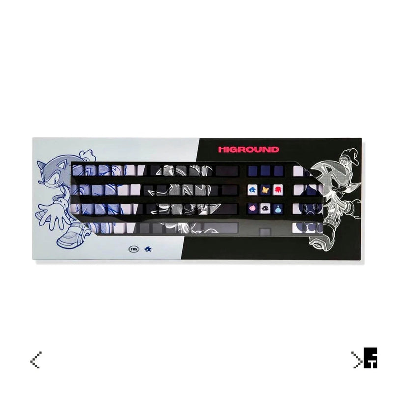 Sonic High Ground 104 Keycap Set Full Size Mechanical Keyboard Japan NEW Model