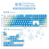 142 Keys GMK Copy Yeeti Dye Subs PBT Keycap Set Model