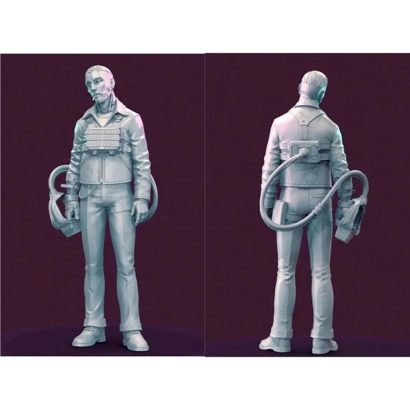 1/20 85mm resin figure model Fantasy Mechanical Transformation Man Unassembled Model