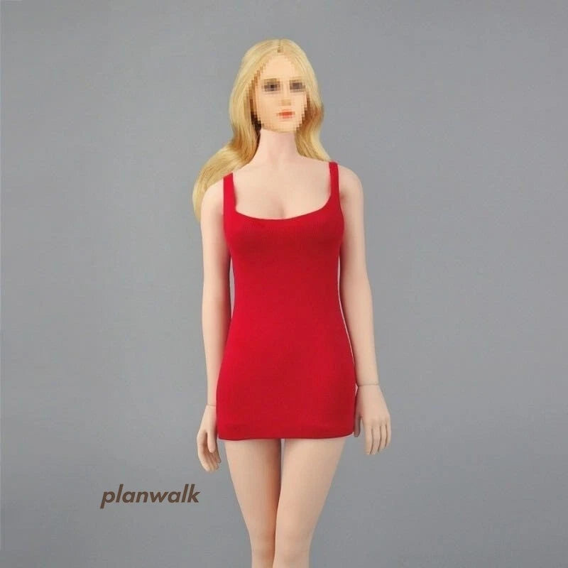 Custom Female Low Cut Short Dress Casual Model 1/6 for JO 12" Action Figure Model